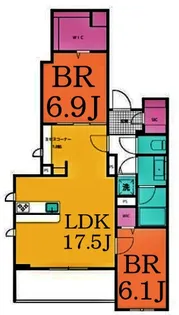 ソレーユみなとみらい【3階】の間取り