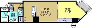 AXIA MEIEKI【7階】の間取り