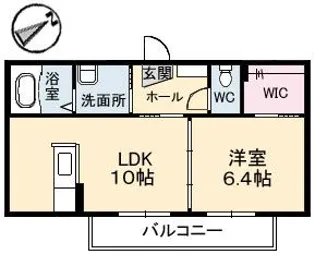 シャーメゾンYAMATO【1階】の間取り