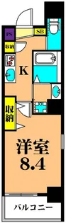ヴェール南麻布【4階】の間取り