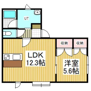 ハイツフィオーレ【2階】の間取り