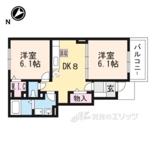 ルミエール【1階】の間取り