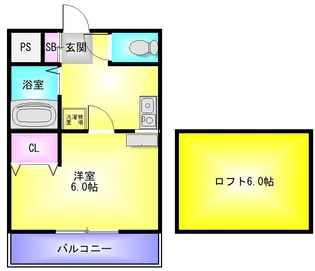 シャルムコート【4階】の間取り