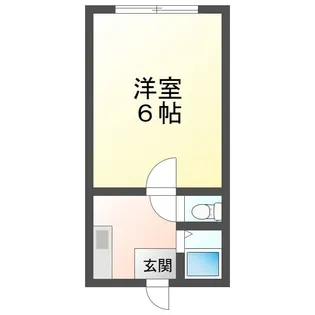 プレジール真庭C【1階】の間取り
