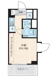 ステラコート横浜白楽【2階】の間取り
