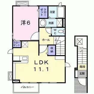 エーデル ハイム【2階】の間取り