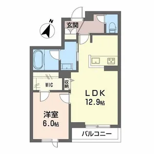 ピアヌーラ翠【2階】の間取り