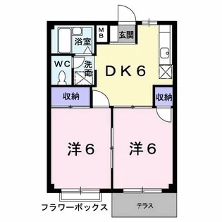 エルディム定金II【1階】の間取り