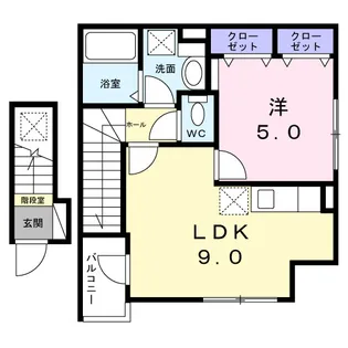 パインヒルズ【2階】の間取り