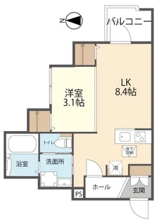 ルーミエN【1階】の間取り