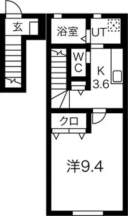 優ハイム A棟【2階】の間取り
