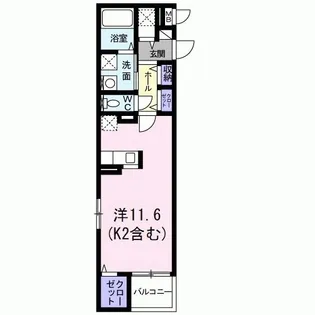スターカレントI【3階】の間取り