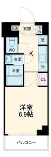 REGALIZ溝の口【1階】の間取り
