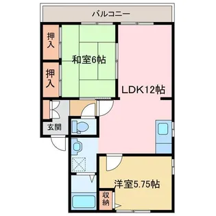 ヴィラ新須賀【2階】の間取り