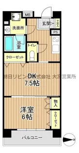 日神デュオステージ大宮浅間町【3階】の間取り