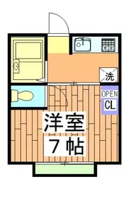 パークハイツゆあさ【3階】の間取り
