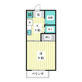 コリーナ前山【2階】の間取り