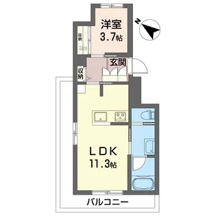 ノルドK【3階】の間取り