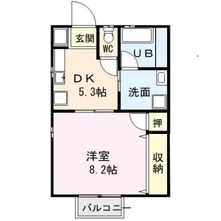 ドルチェ【2階】の間取り
