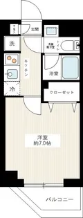 REXZY西川口AZII【5階】の間取り