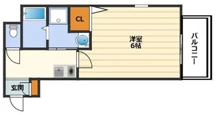 アイリス天神橋【11階】の間取り