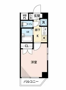 シンシア蒲田【2階】の間取り