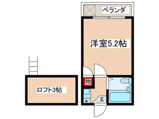 ホワイトハイツ西巣鴨【1階】の間取り
