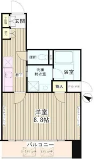 クロスフォート砧【4階】の間取り