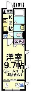 ローズコート【1階】の間取り