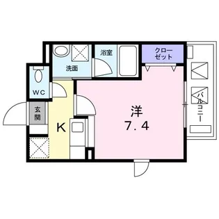 ドルフ目黒【4階】の間取り
