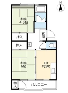 UR高森台【4階】の間取り