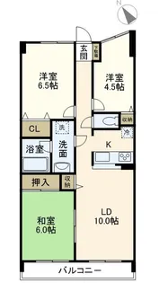 モアステージ戸塚【2階】の間取り