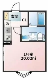 リアルコート古淵【1階】の間取り