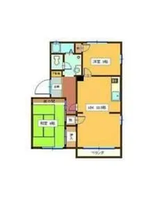 アーバンライフ久世【2階】の間取り