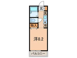 メゾンクアトロ【1階】の間取り