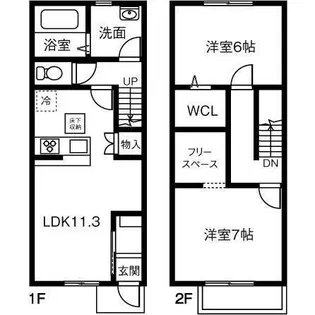 MAISONETTE LAND 城山の間取り