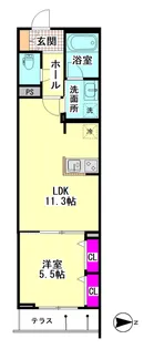 Neue【1階】の間取り