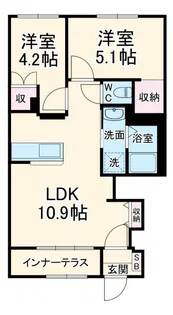 Hau’oli【1階】の間取り