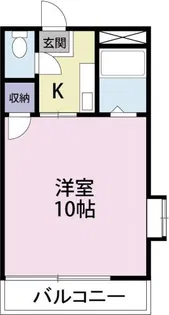 シャトル昭和町【4階】の間取り