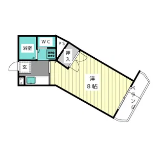 ファミール川合【1階】の間取り