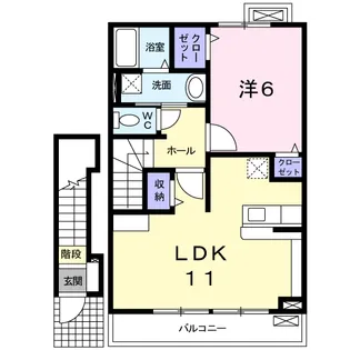 サンリット【2階】の間取り