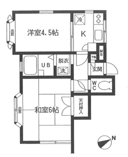 パステルハイム【1階】の間取り