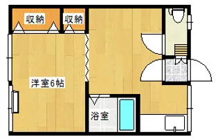 もみじコーポ【2階】の間取り