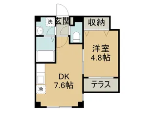 センチュリーヒルズ幕張B棟【1階】の間取り