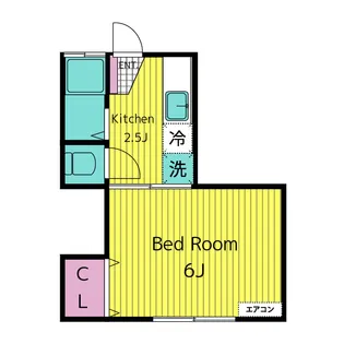 NOVAハイツ下馬【1階】の間取り
