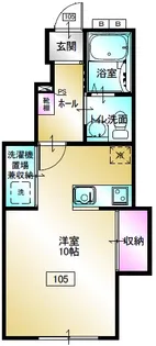 イルドラシテI【1階】の間取り