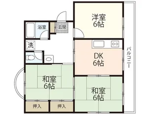 グリーンビル【2階】の間取り