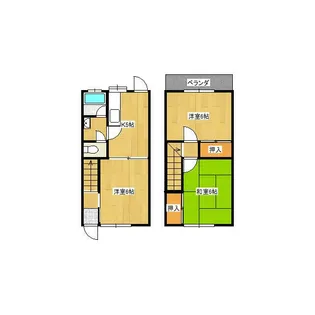神奈川県伊勢原市神戸【一戸建】の間取り