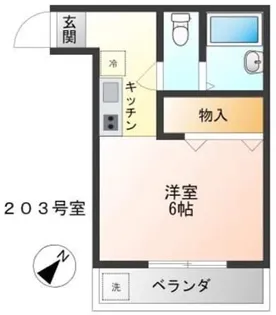 M&Sハイツ【2階】の間取り