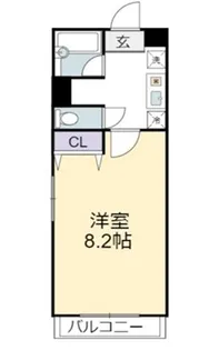 ベロウ桜城【3階】の間取り